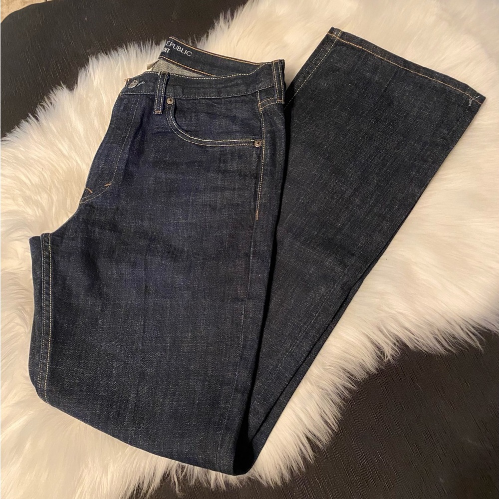 Banana Republic Indigo Straight Jeans